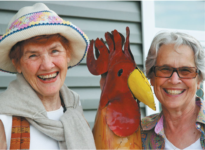 friends kathleen gow and maxine hancock